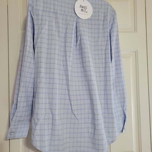 Princess Polly Preston Shirt Blue Size US 4 NWT - Picture 4 of 4